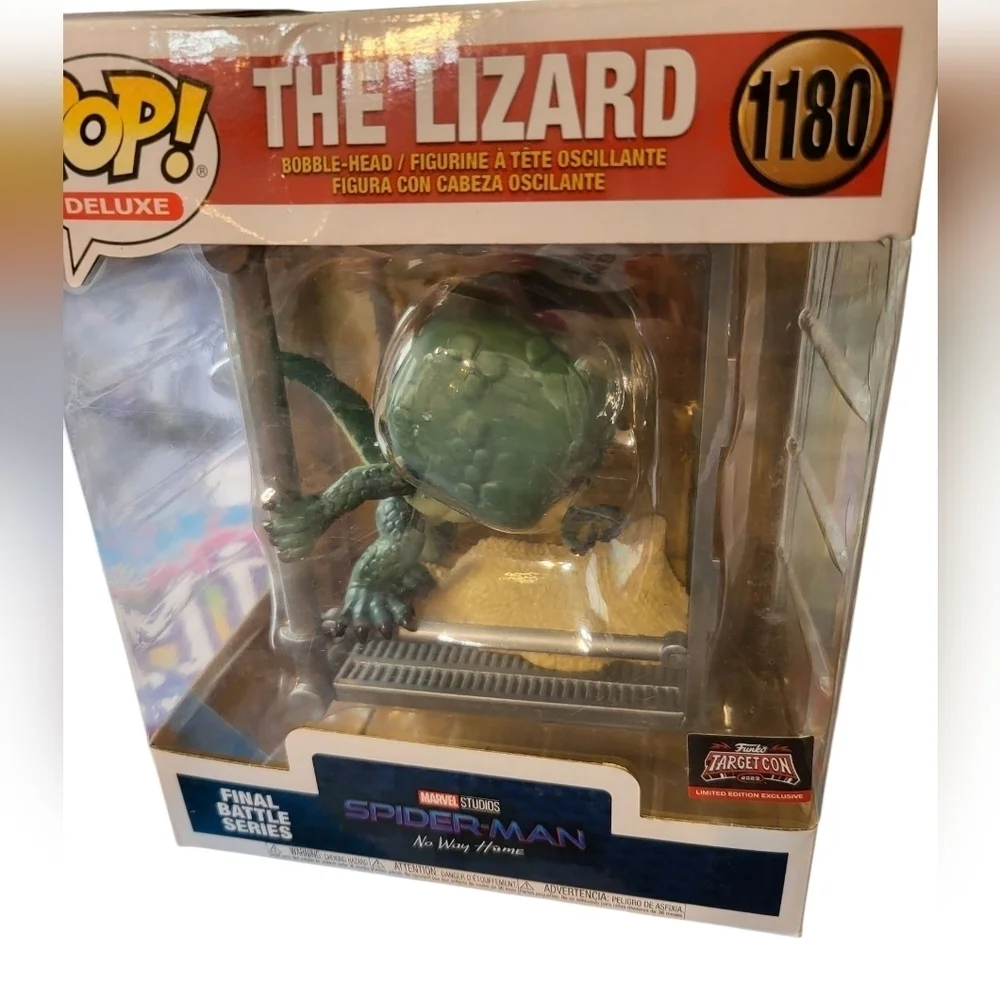 Funko Green and Yellow Reptile Collectible The Lizard #1180 New